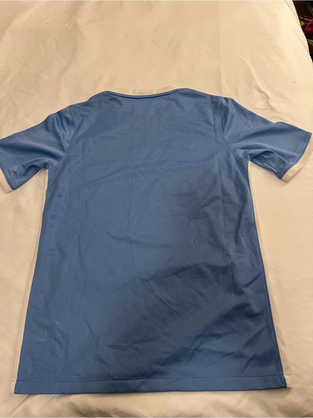 Nike Blue Dri-FIT Athletic Shirt with White Logo